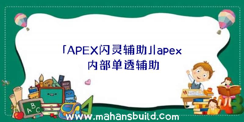 「APEX闪灵辅助」|apex内部单透辅助